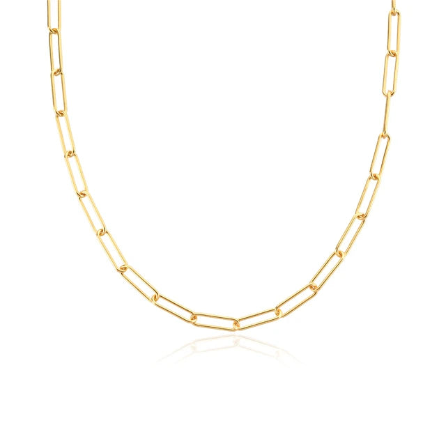 Choker Long Links Oro