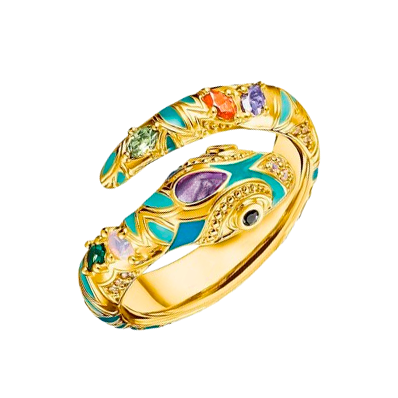 Anillo Colorful Nagira Oro