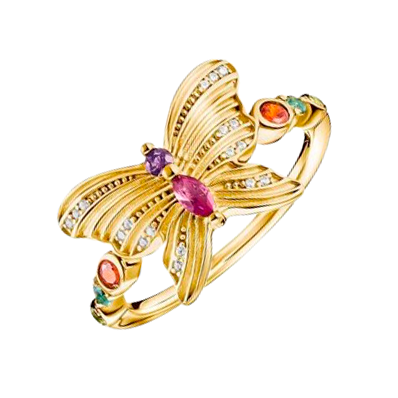 Anillo Flira Mariposa Oro