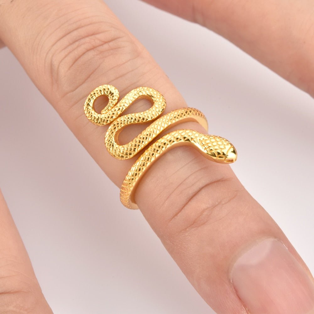 Anillo Big Snake Plata - CLUM