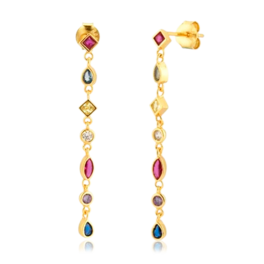 Pendientes Long Briseida Oro