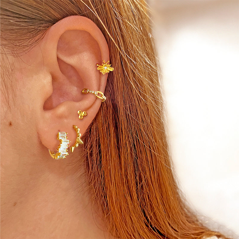 Ear Cuff Bee Oro