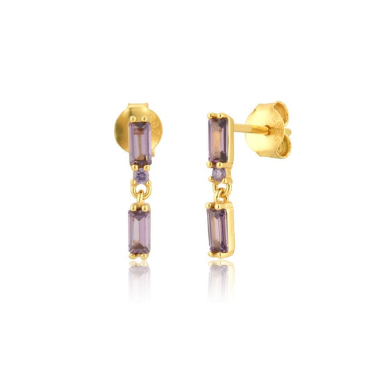 Pendientes Vinni Lila Oro