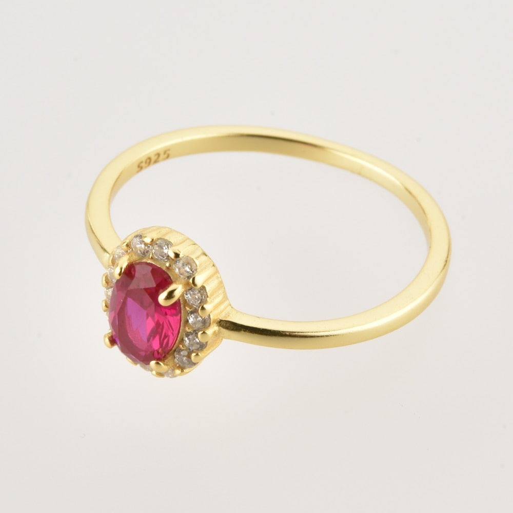 Anillo Oval Pink