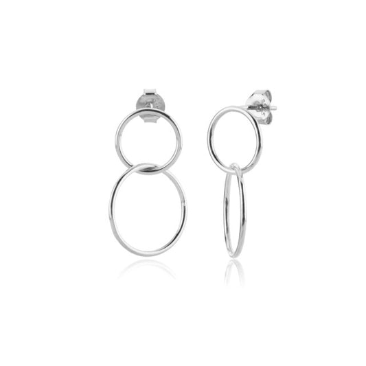 Pendientes Two Plata